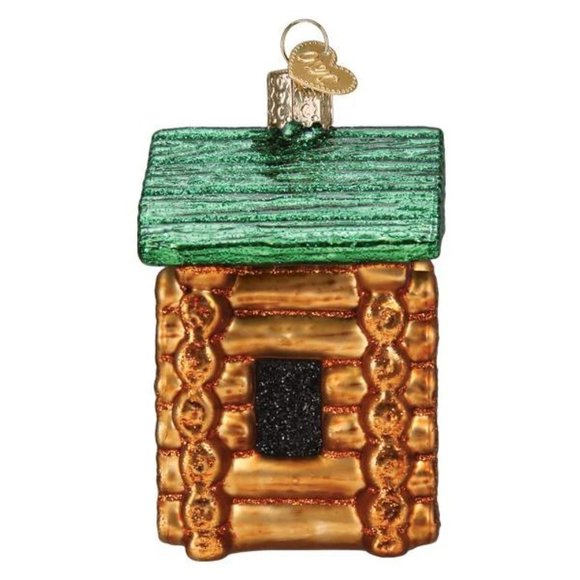 Lincoln Logs Christmas Ornament with Keepsake Box | Old World Christmas | NWT - Picture 4 of 4